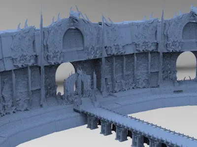 Dantes Underworld scene 2 3D model