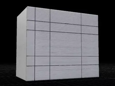 Air Duct Vent Modular Industrial 3D Model Low-poly 3D model