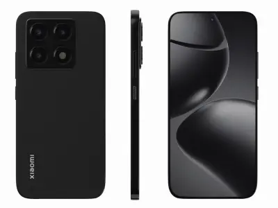 Xiaomi 14T Black 3D model