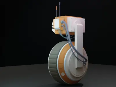 droid D-0 3D model