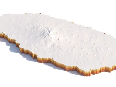 Jeju South Korea 3D model