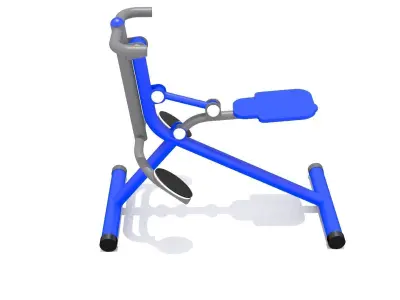 Kid Play Fitness Low-poly 3D model get