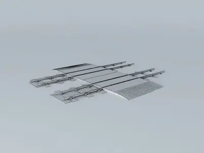 Eco Rail N/Gauge Twin Walkover Old Steam Days Free 3D model