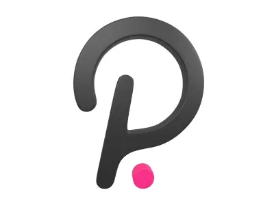 Polkadot Coin v3 001 Low-poly 3D model