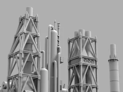 Infrastructure and Objectives Pack 02 3D print model