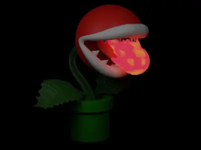 Piranha plant for 3d printing 3D print model