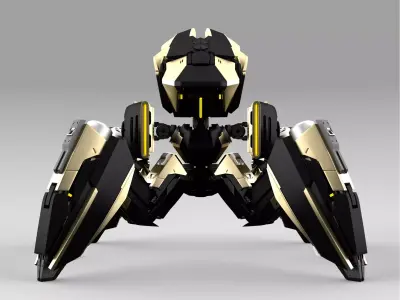 Quadbot 211F 3D model