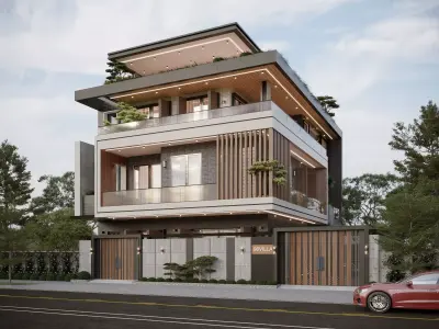 98 Vila 3D model