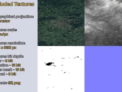 Minsk Belarus City Landscape 3D Model 3D model