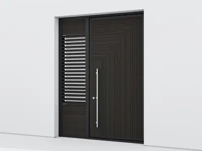 Aluminium door 240 3D model