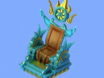 Game Architecture - Xian Liu Taiwan - miscellaneous pieces 3D model