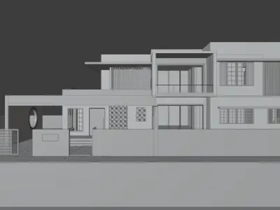 Contemporary House 3D model
