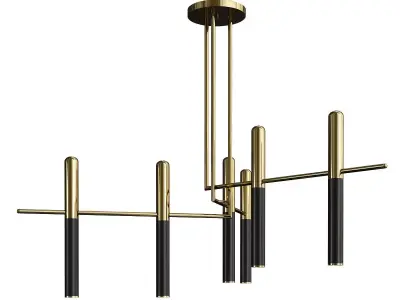 Hudson Valley Lighting Thurston Chandelier Low-poly 3D model