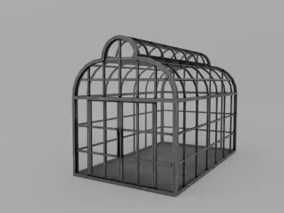 Greenhouse V11 Low-poly 3D model