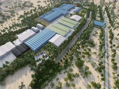 Industrial Factory-Factory building 3D model