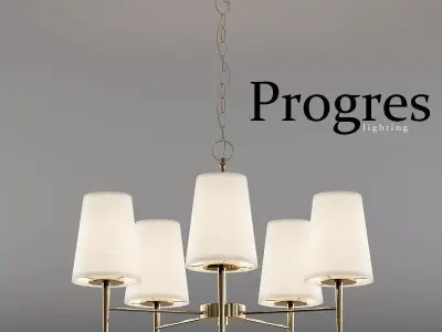 Progress Lighting Palacio Collection 5Light 3D model