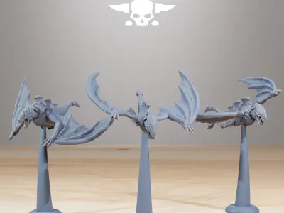 Xenarid Dragon 3D print model