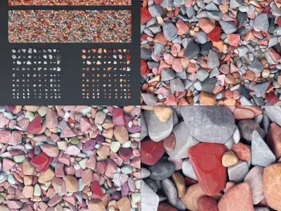 Stone splinter kit n4 3D model