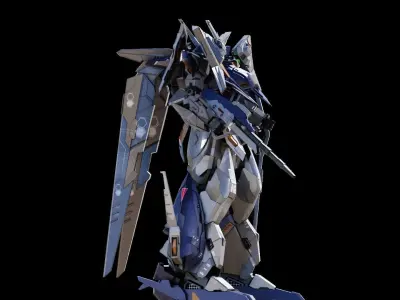 RX - 105 Gundam 3D model
