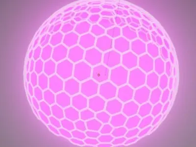 Purple force field 3D model