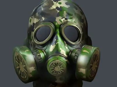 Helmet 3d model military combat Military Low-poly Low-poly 3D model