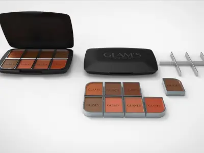 Glams Makeup Free 3D model