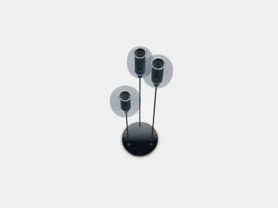 HOGVIND Ceiling lamp for 3 lamps Low-poly 3D model