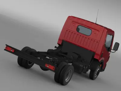 Renault Maxity 2013 Chassi 3D model