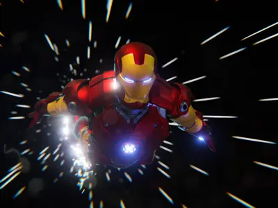 IronMan Mark III Low-poly 3D model