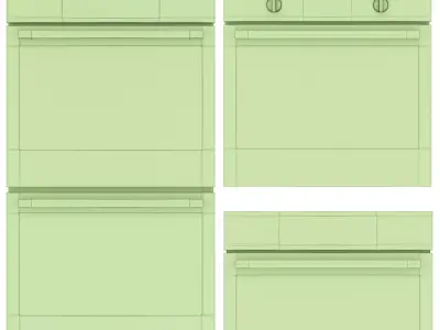 BOSCH ovens collection 3D model