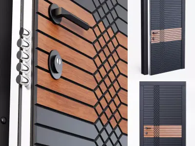 Credo IV - Entrance door 3D model