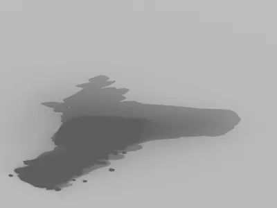 Tongtianhe - rock stairs 01 3D model