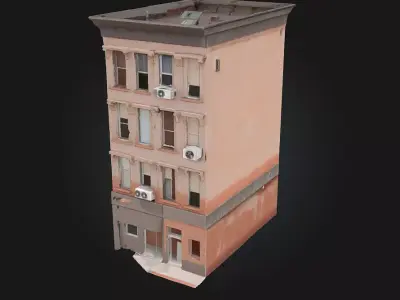 Urban Illusion  A Dreamlike Vision of City Life 3D model