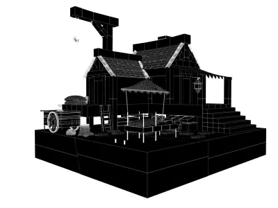 3d model house 3D model
