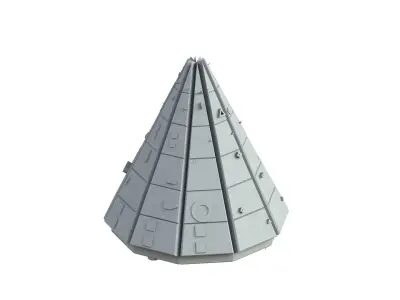 Sci Fi Object No 2715 Low Poly Low-poly 3D model