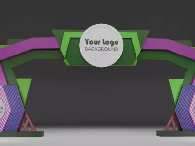 Event Arch 3D model