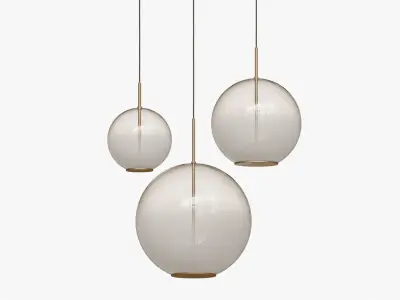 Misty Suspension lamp 3D model