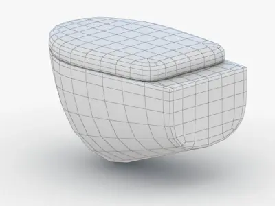 1548 - Toilet Low-poly 3D model