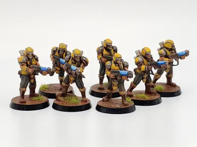 Cyberzerkers - Special Weapon Squad 3D print model