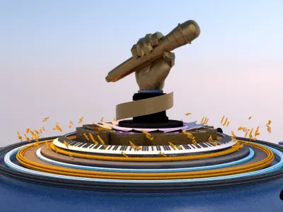  Television Award Show 3d model Texture