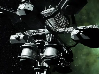 space station 3D model