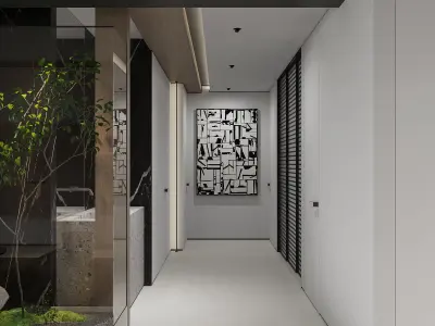 apartment interior scenes     3D model 26
