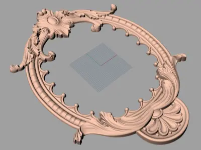 Artcam Aspire 3D relief models STL Files used for CNC E650 3D model