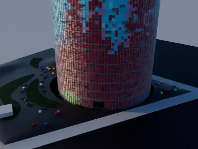 Torre Glories  3D model