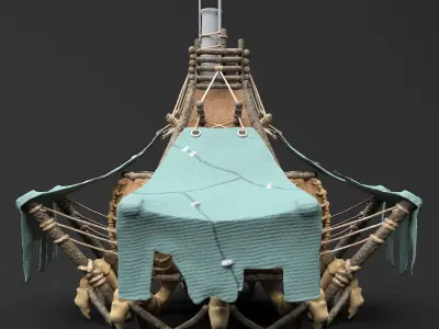 Fantasy Crab-like House 3D model