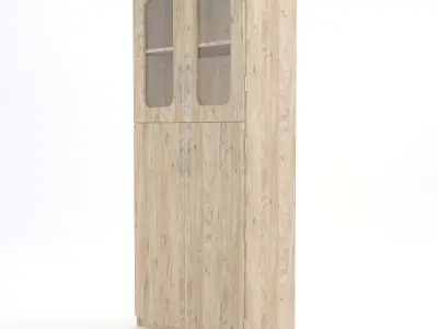 Wooden Cabinet 34 3D model