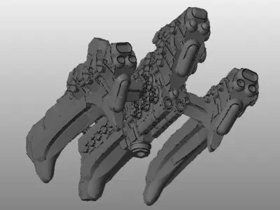 SKY RELICS - 08 DRAGON FANG 3D print model