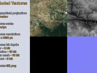 Beidao China City Landscape 3D Model 3D model