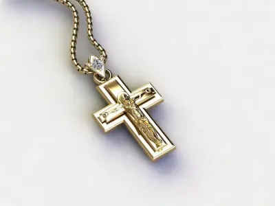 Jesus Pendant New Cad Design 3D model
