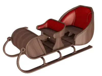 Sleigh 3D model